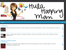 Tablet Screenshot of hulahoopingmom.com